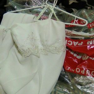 David's bridal wedding dress and vail